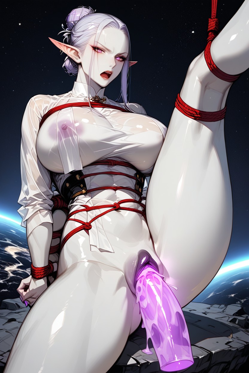 Long Penis, Mating Press, Purple Cum Penis Furry AI Porn