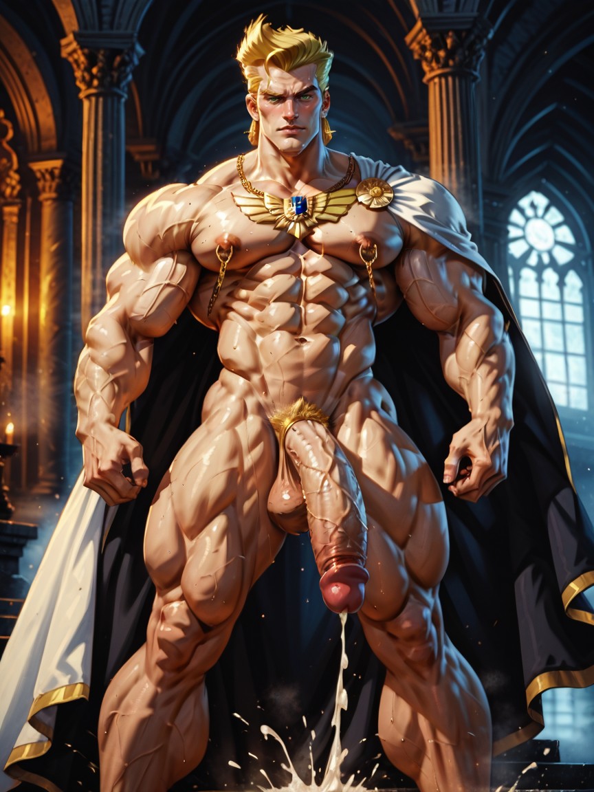 Squeezable, Oversized Muscles, Naked AI Gay Porn