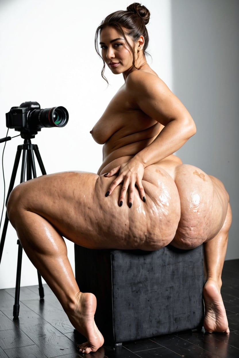 Long Feet, Fat Thighs, Very Tall AI Porn