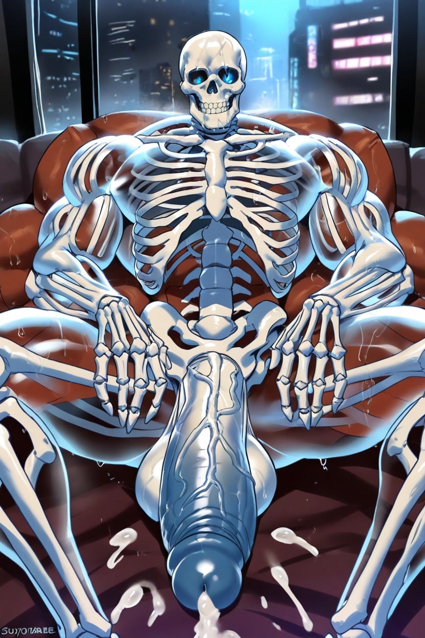 Translucent, Translucent Body, Well Defined Muscles AI Gay Porn