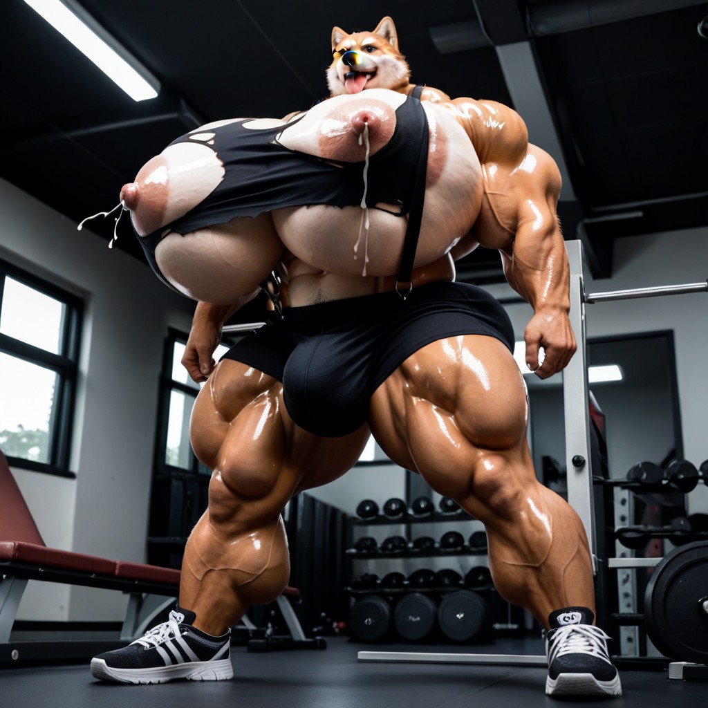 Wide Angle, Arms Behind Back, Bottom Up AI Gay Porn