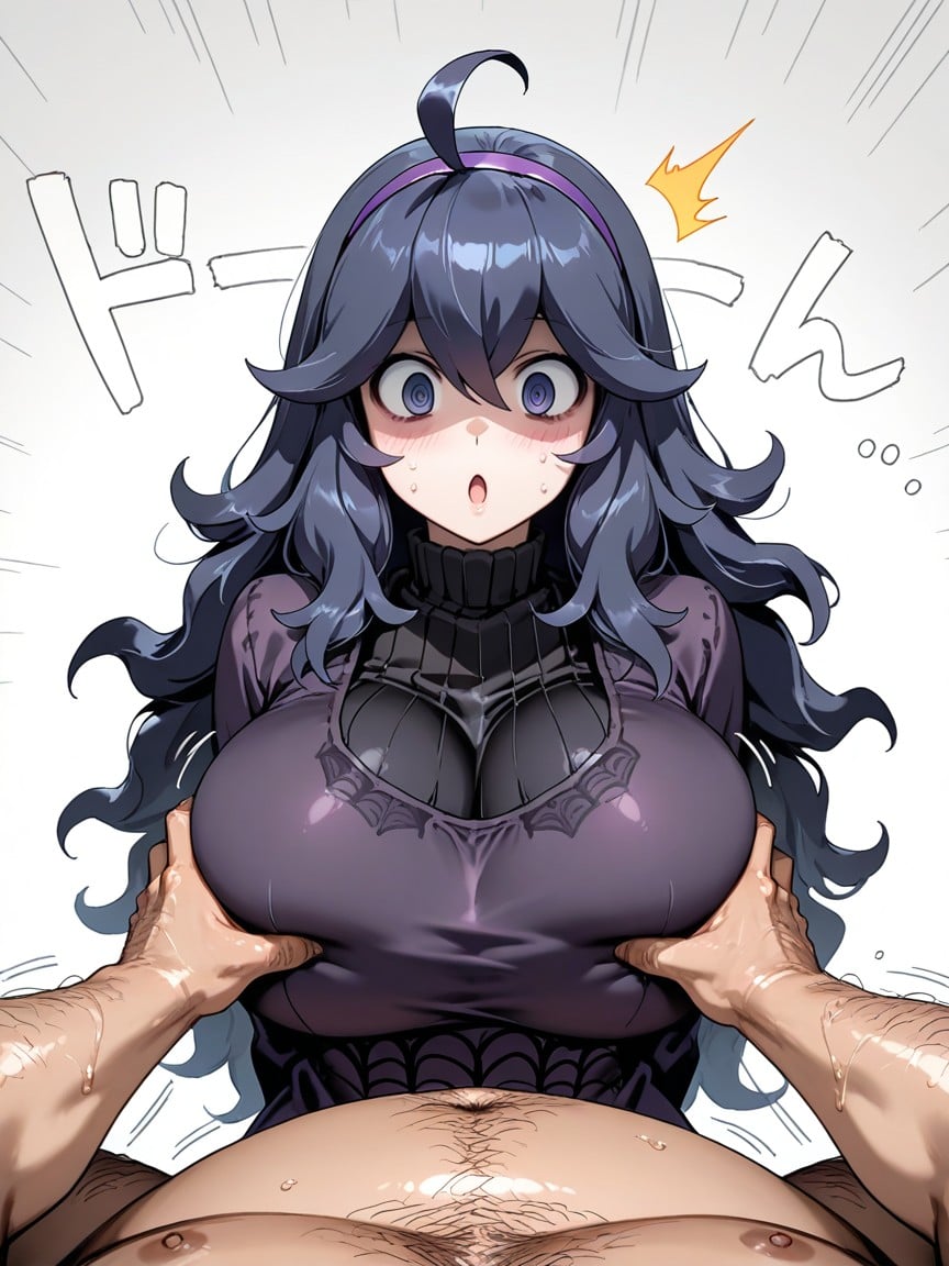 O, Delgada, Purple Dress Hentai IA