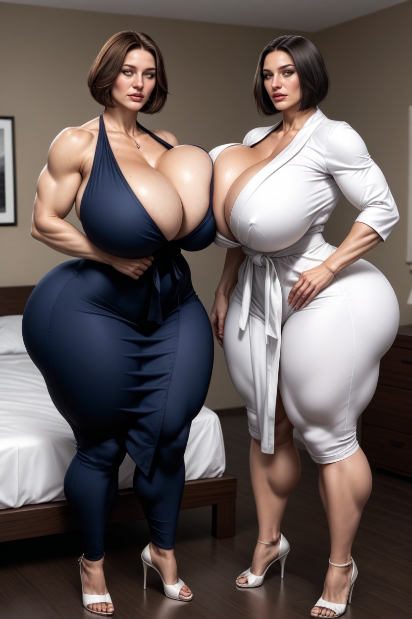 Wide Booty, Armenian Milf Striaght Hair, Groping AI Porn