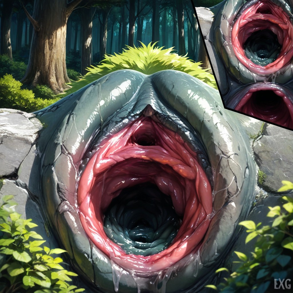 Bushes Around, Hairy Pussy, Excessive Gape AI Gay Porn