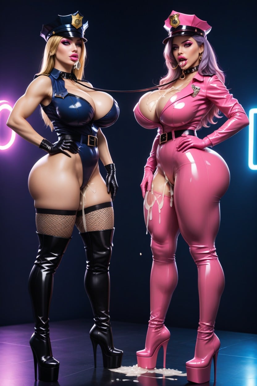 Casino, Latex Gloves, High Volumetric Hair AI Porn