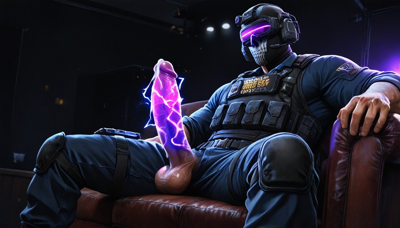 Private Room, Muscular, He Is Staring Directly At The You AI Gay Porn