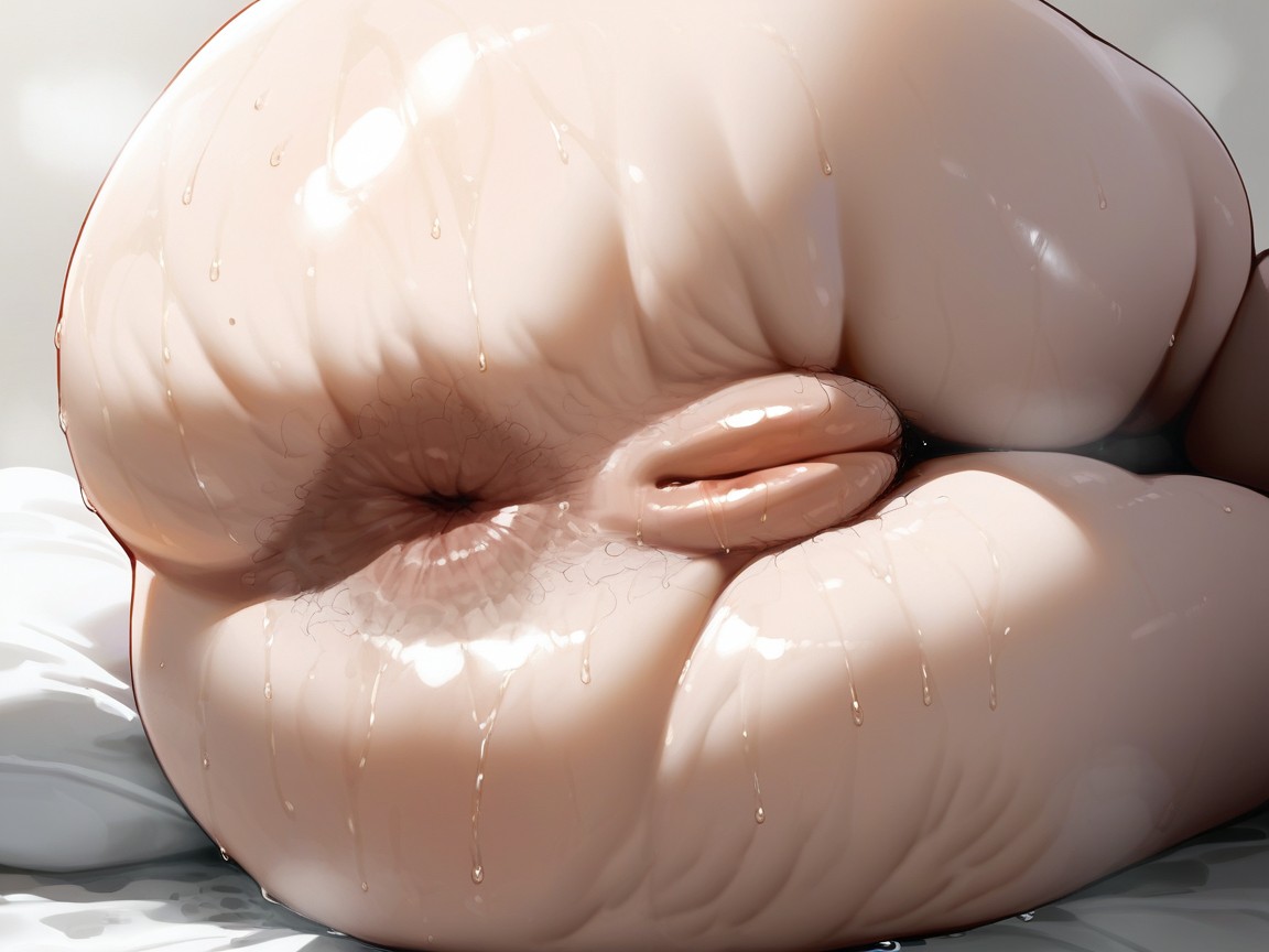 Squishy Ass, Close Up, Bbw Hentai AI Porn