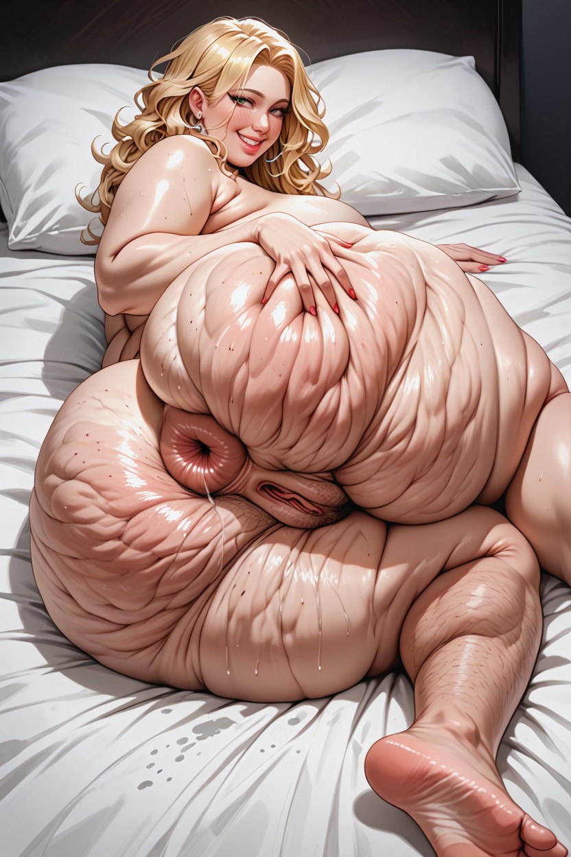 Anal, Fat Body, Chubby Face Cellulite AI Porn