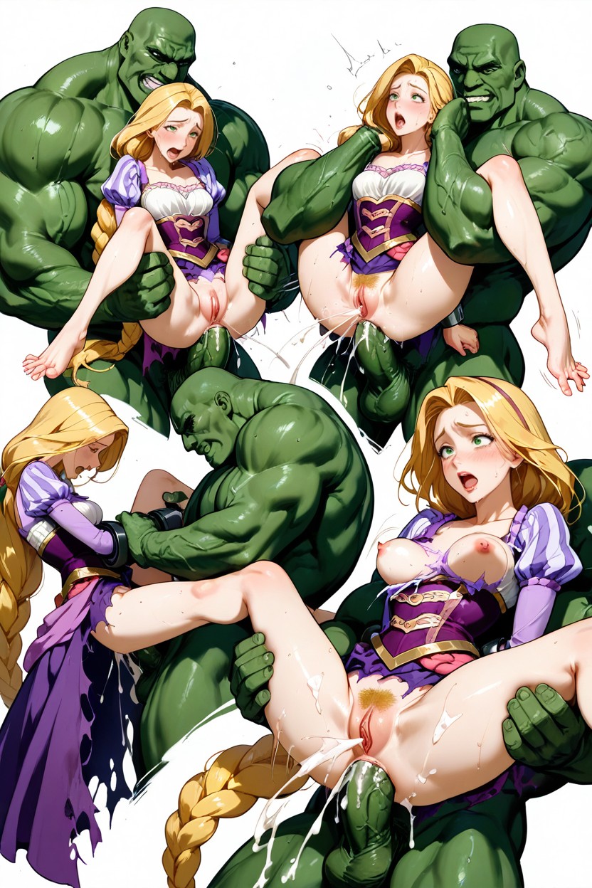 Struggle, Consistent Proportions And Outfit, Bare Feet Hentai AI Porn