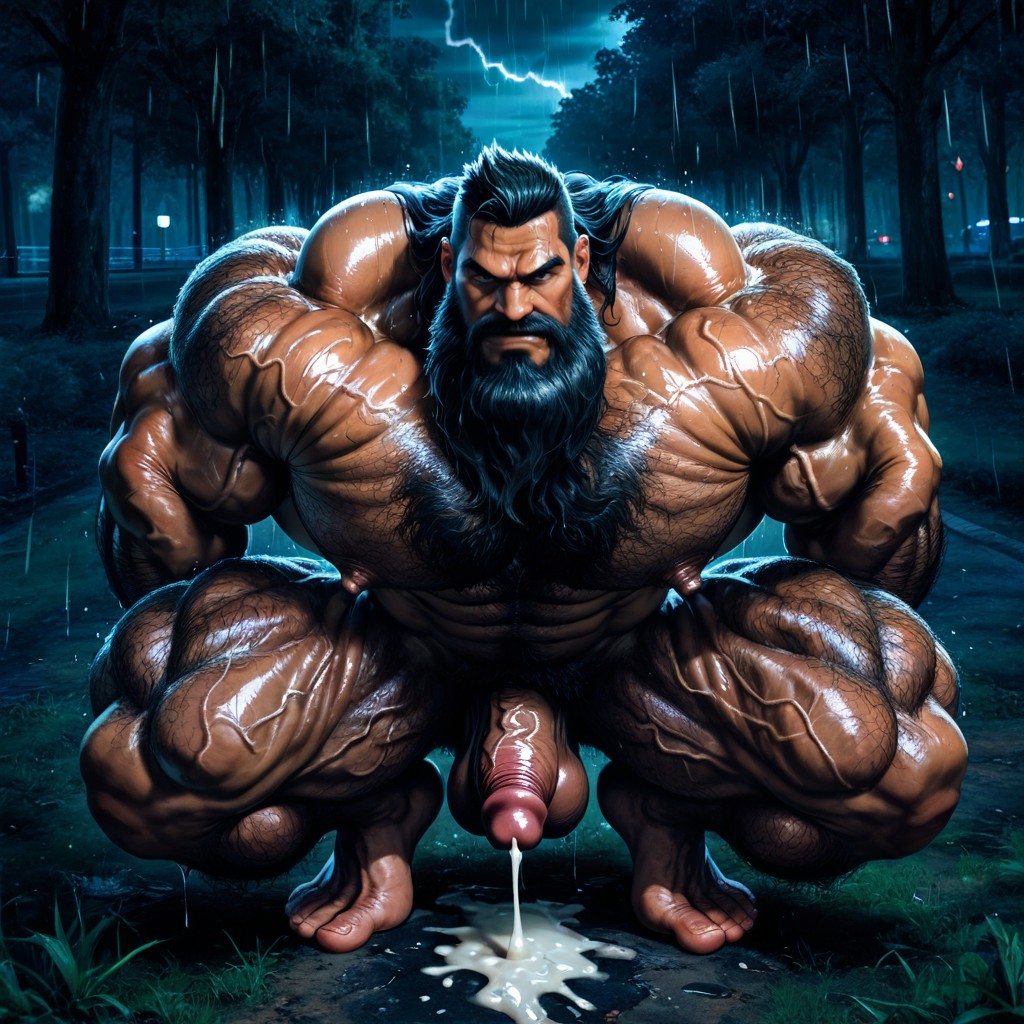 Detailed Muscles, High Definition, Manly AI Gay Porn