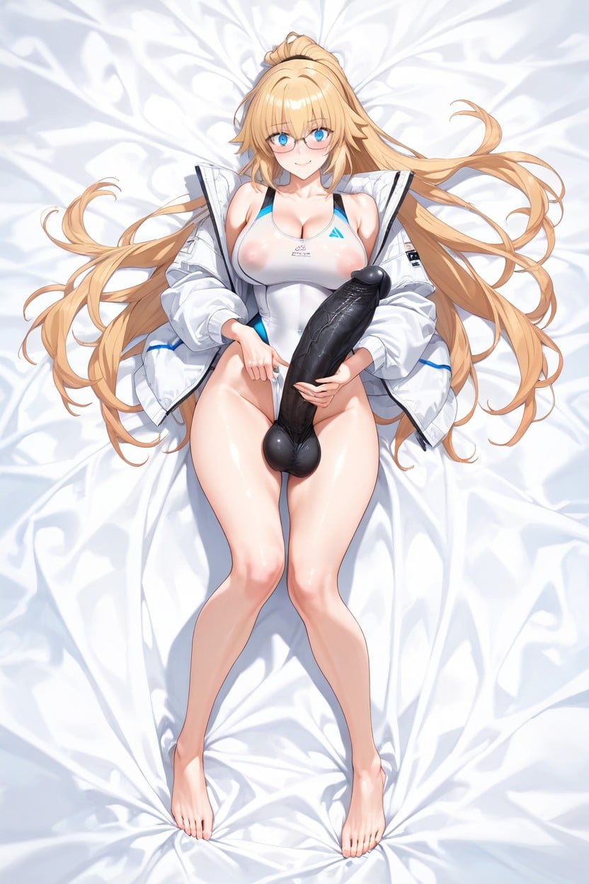 Full Body, Blue Eyes, Embarrassed Hentai AI Porn