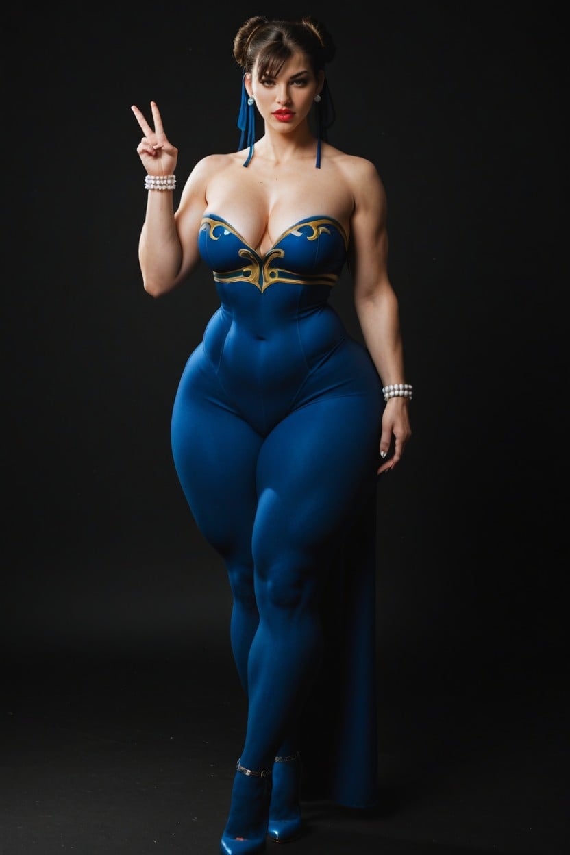 Lips Expansion, Chun Li, Colossal Thighs AI Porn