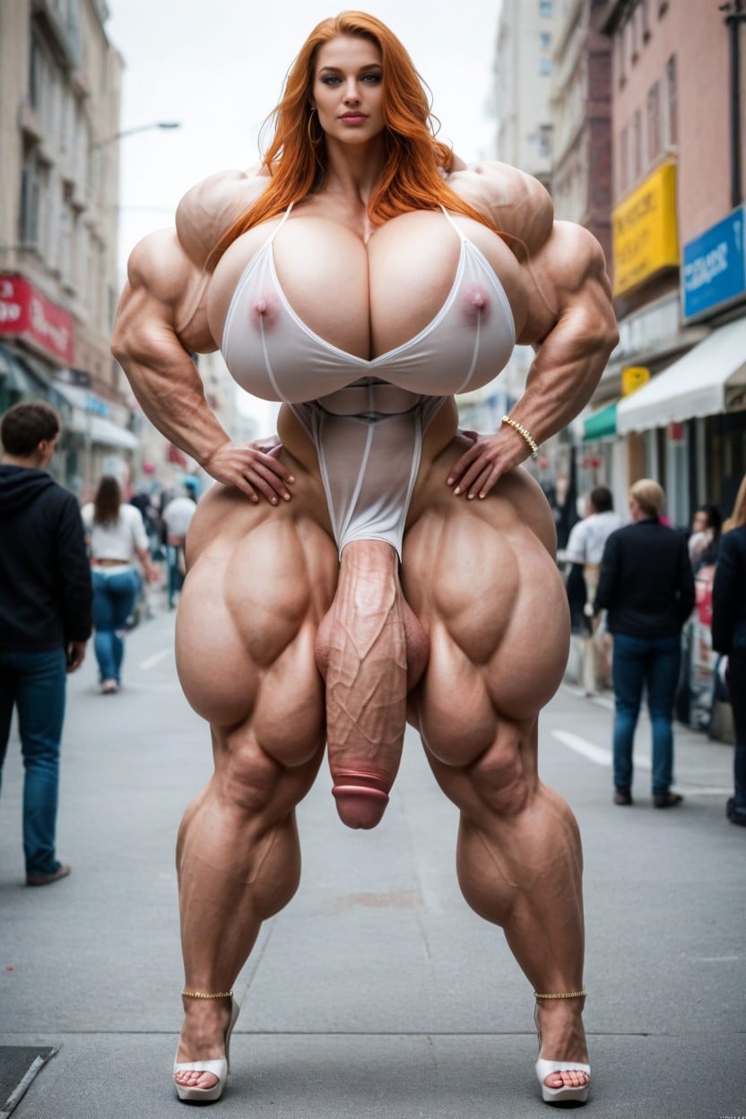 High Leotard, Face, Perfect Boobs 쉬메일 AI 포르노