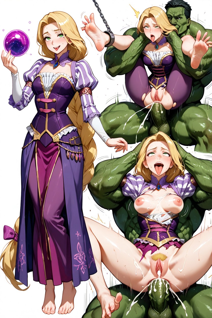 Hyper Tall Woman, Expressive Motions, Spacial Coherence Hentai AI Porn