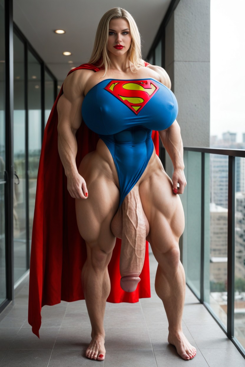Blonde, Sunshine, Ultra Muscular 人妖AI黃片