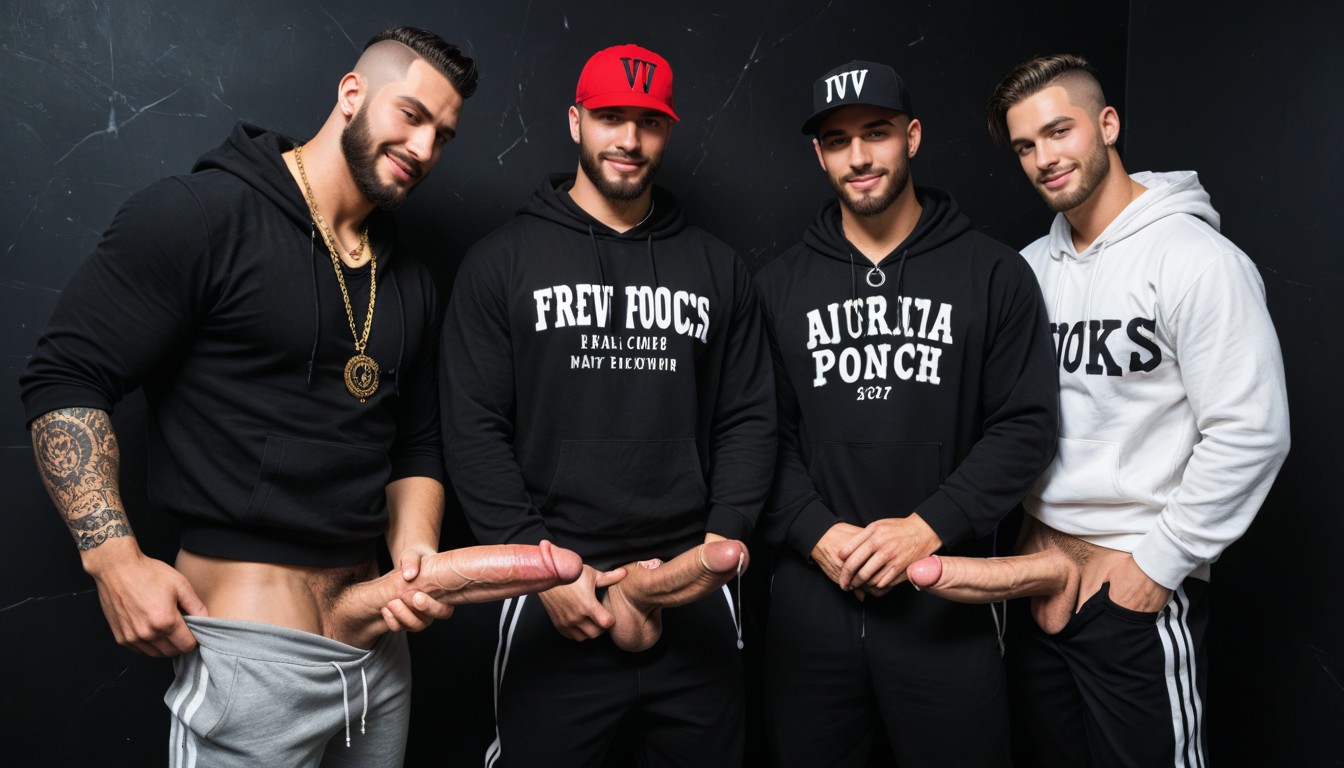 Private Vip Room, Oversized Hoodie, Domination Powers KI Schwulenporno
