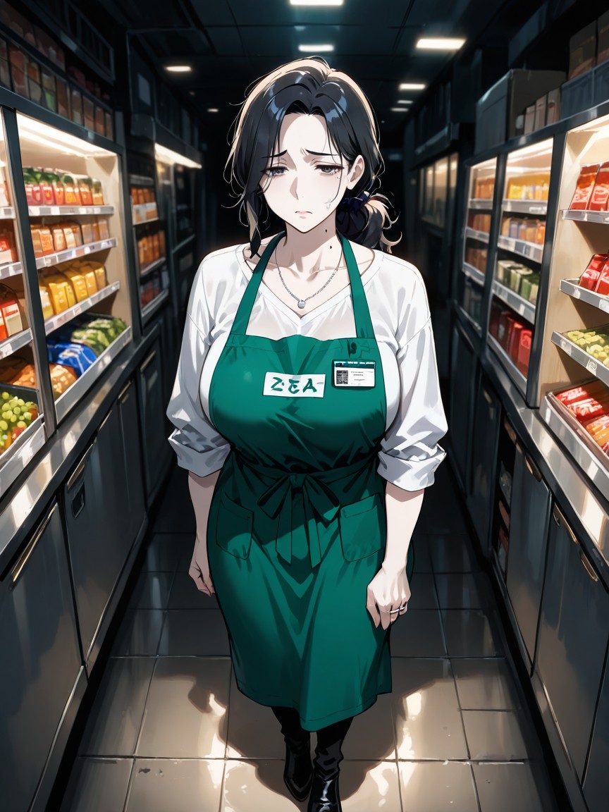Pale Skin, Round Face, Girl Hentai AI Porn