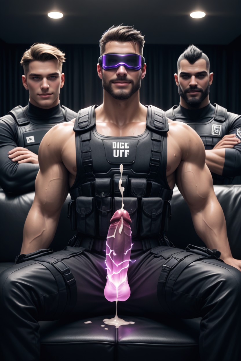 Domination Powers, He Is Horny And Ready To Fuck You, A Tough Rugged Masculine Outlaw AI Gay Porn