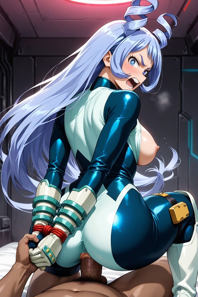 Nejire From Boku No Hero Academia, Dark-skinned Male, Vaginal Penetration Hentai AI Porn