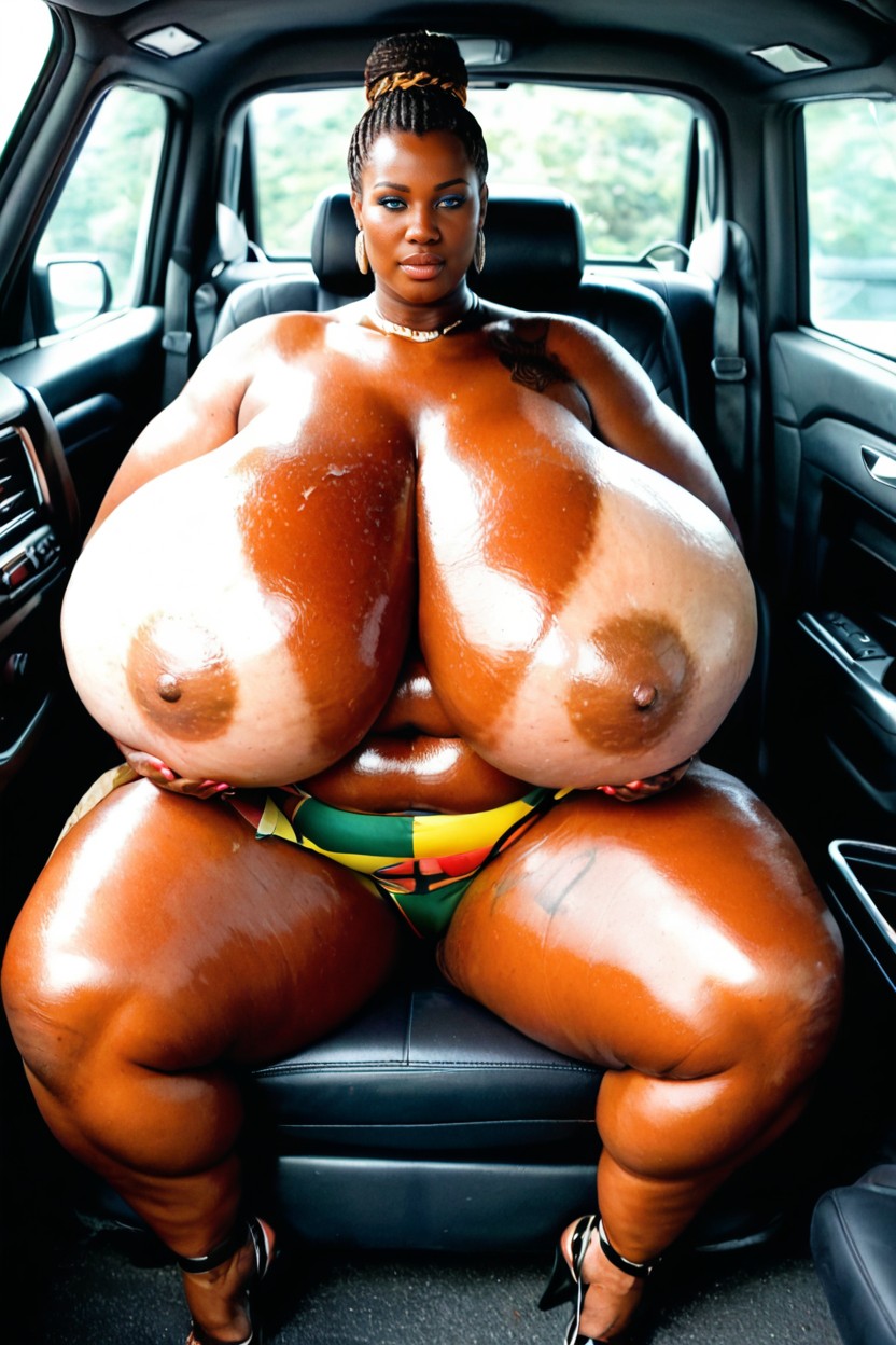Hyper Massive Breasts, African, Hyper Massive Breasts AIポルノ