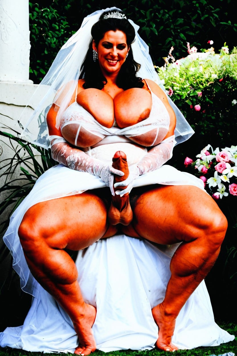 Really Long Legs, Veiny Feet, Wedding Dress Porno shemale IA