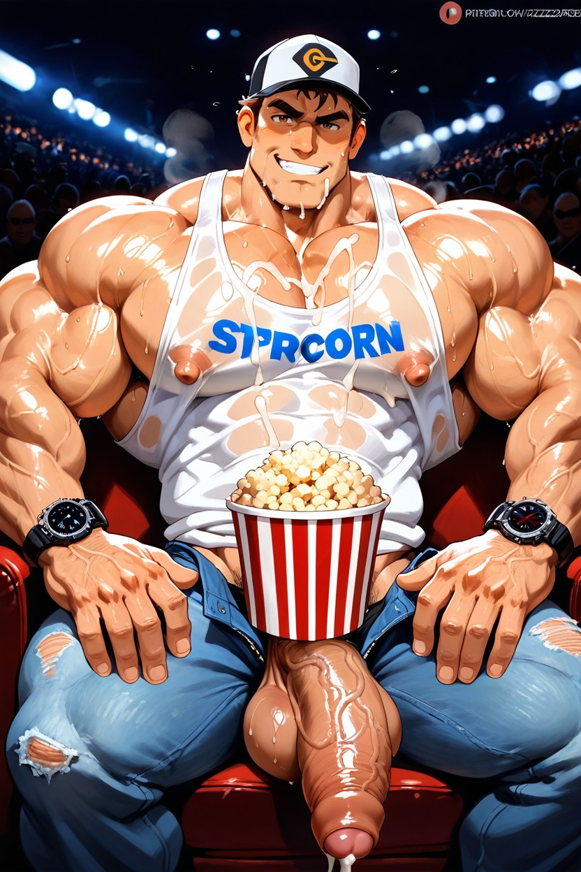 Corrida, Hiperpene Imposiblemente Largo, Squeezable Porno gay IA