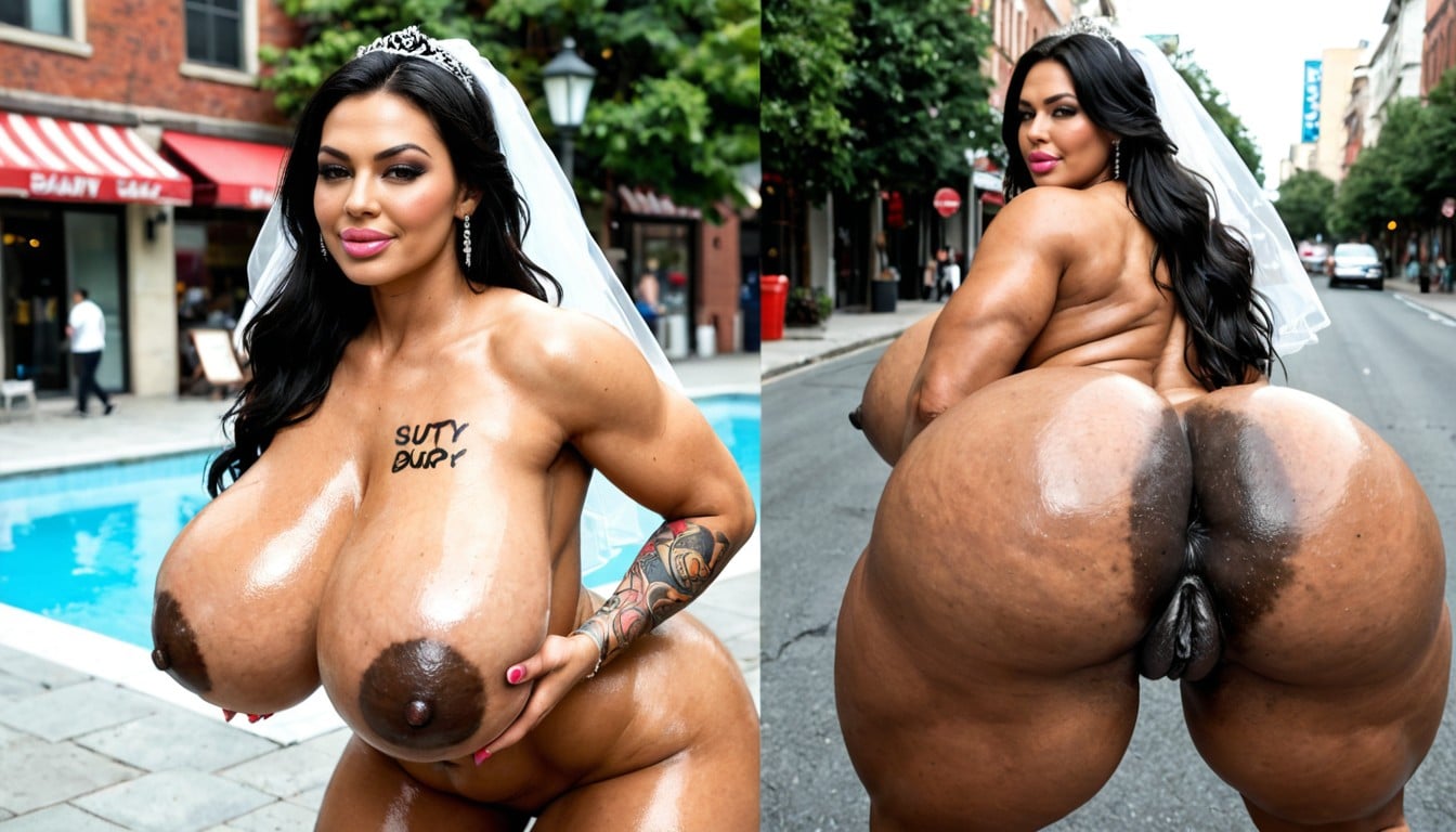 Very Huge Long Thick Nipples, Bending Over, Ssbbw AI Porn