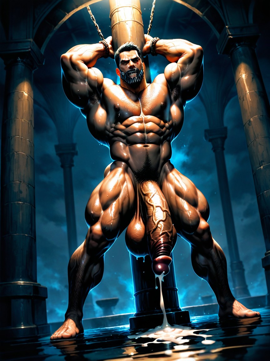 Hdr, Octane Render, Huge Nipples Erected AI Gay Porn