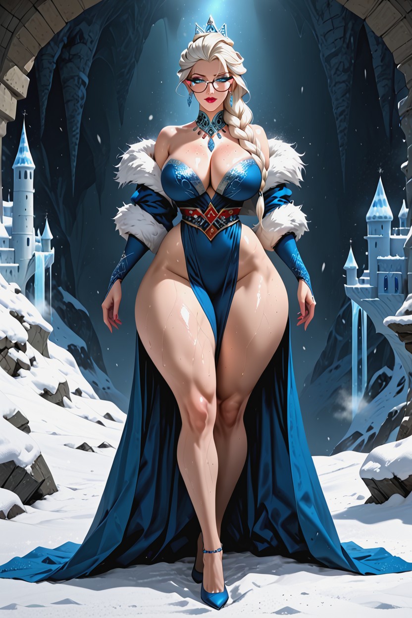 Large Natural Breasts, Extremely Juicy Bubble Butt, Taller Woman AI 포르노