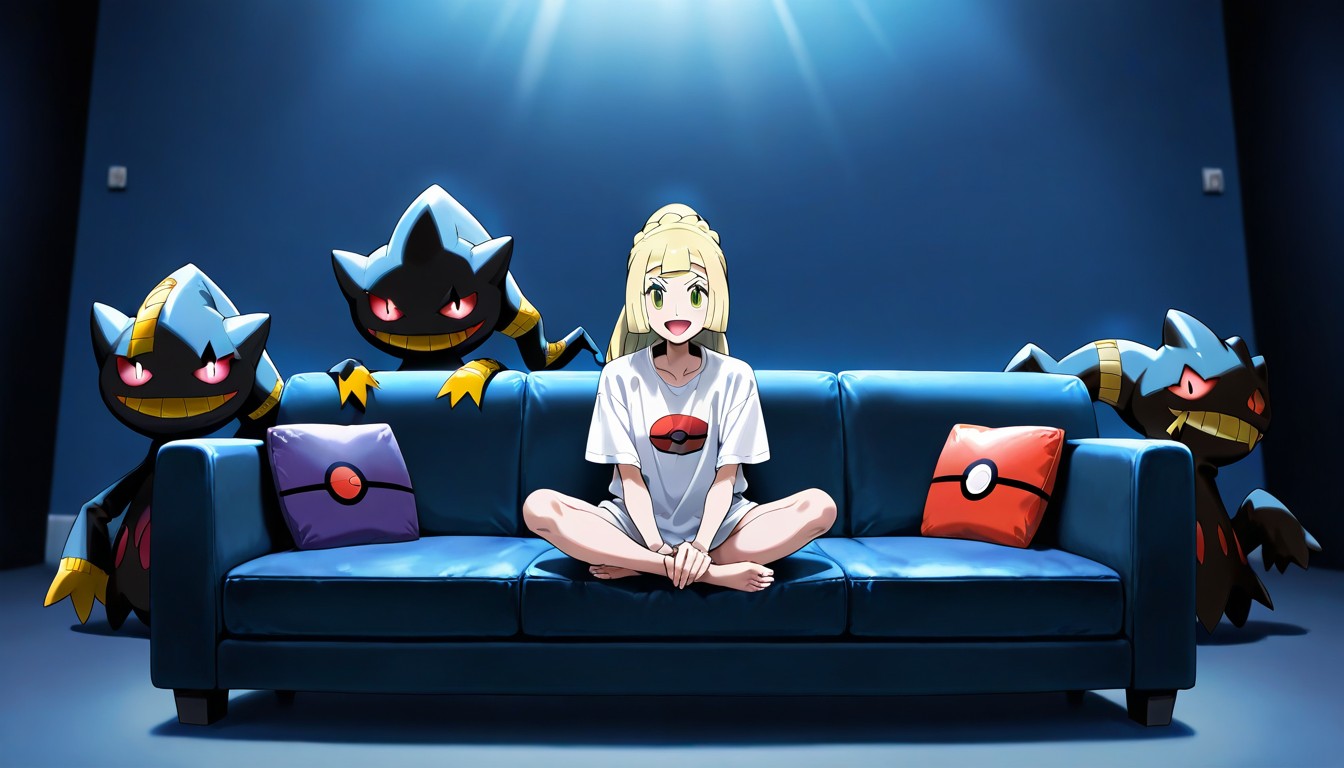 Woman, Lillie From Pokemon, Happy AI Gay Porn