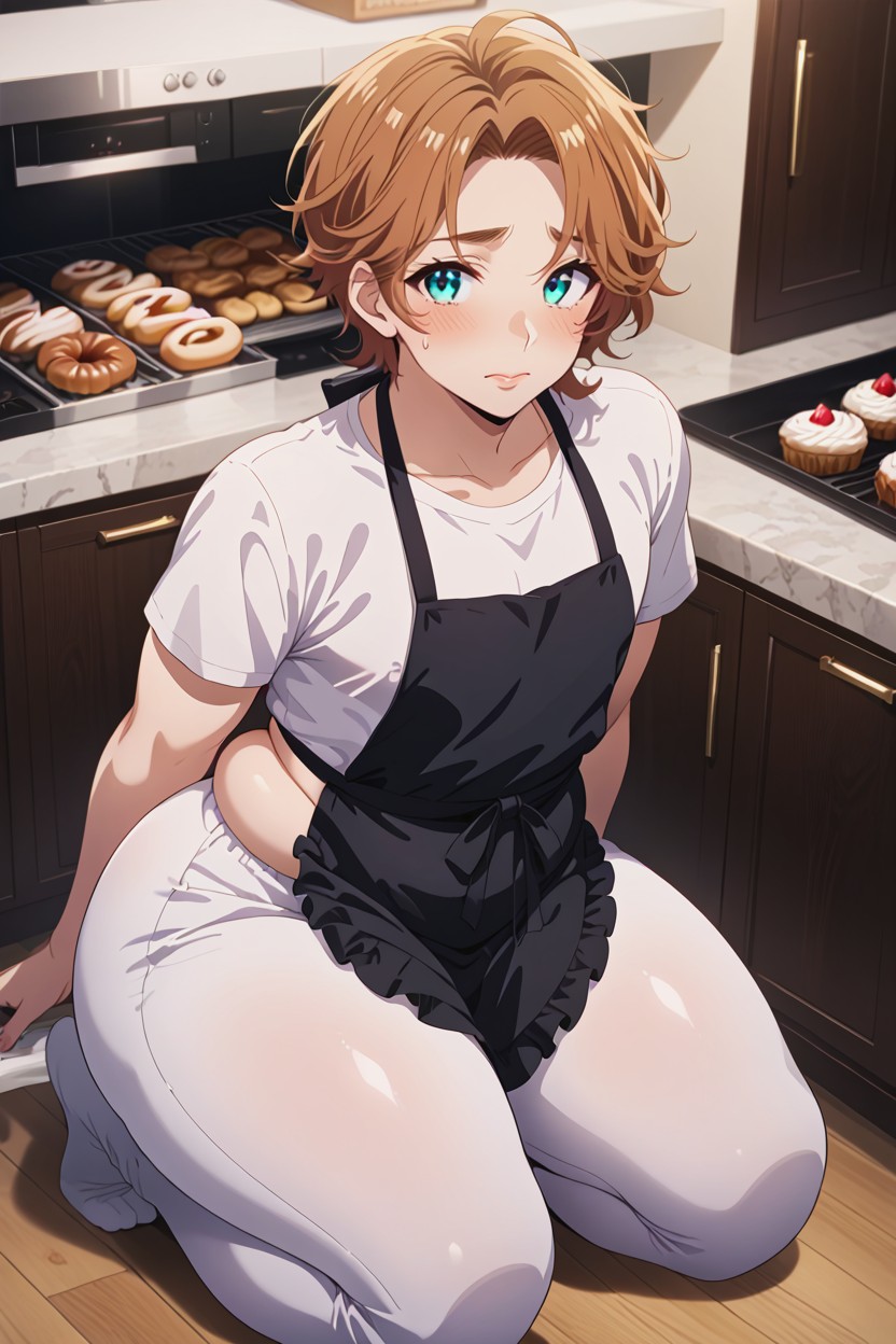 Femboy , Thick Thighs, Top Down AI Gay Porn