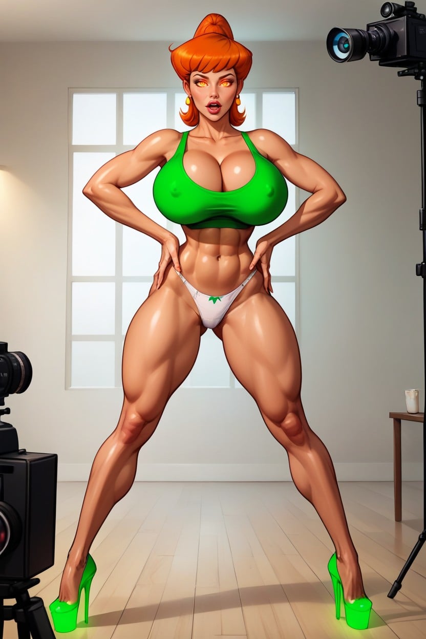Full Body Front View, Fit, " Sexymother MILF AI Porn