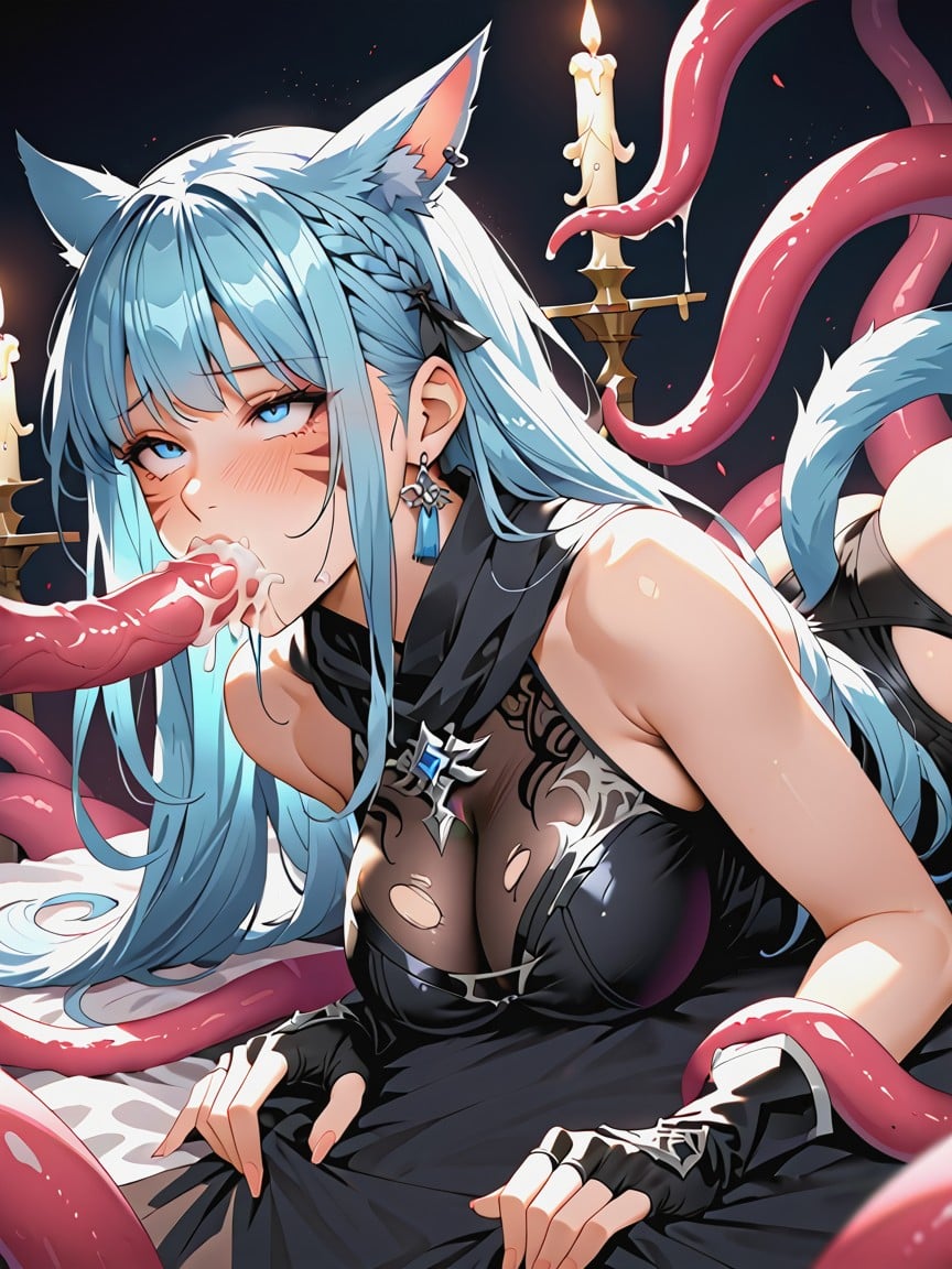 Dutch Angle, Blue Eyes, Bending Over Hentai AI Porn