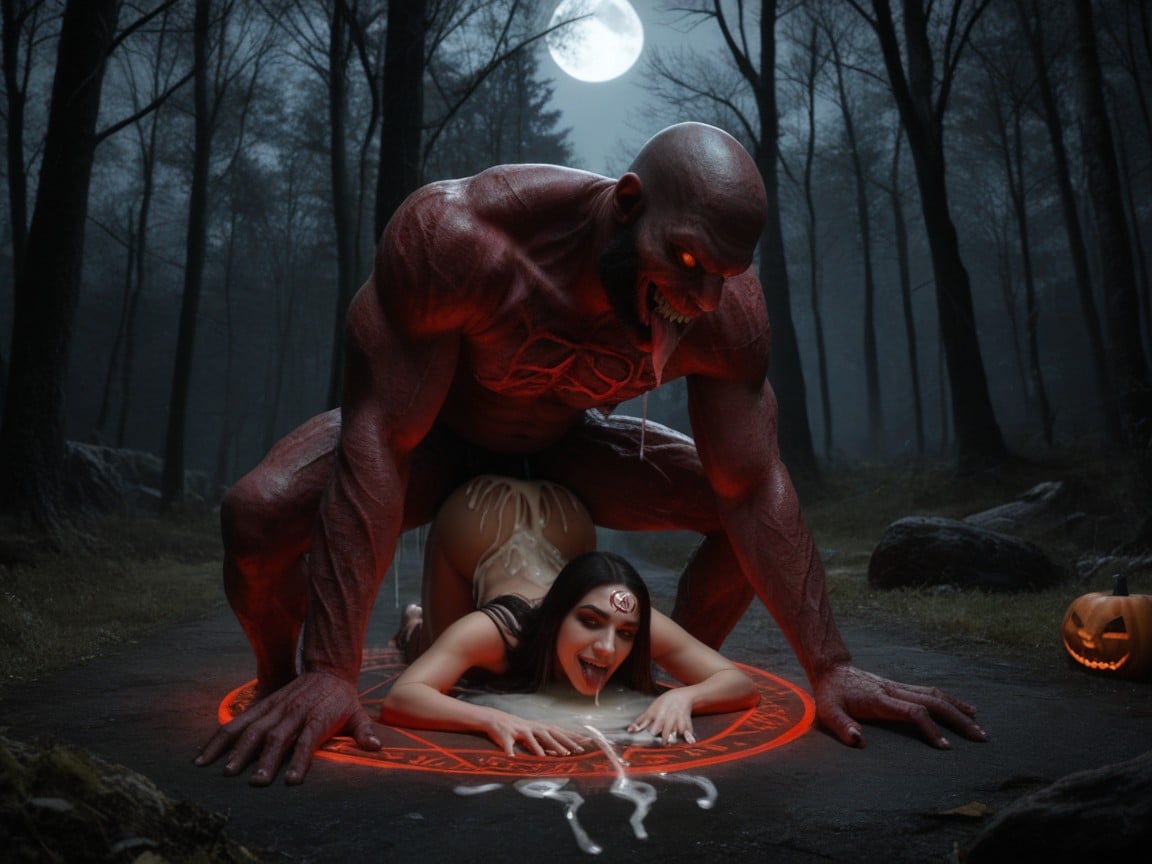 Breast Groping, Mouth Open Tongue Out Drooling On Floor, Man Exhausted AI Gay Porn