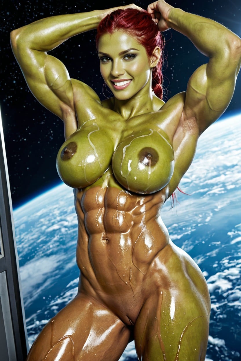 Nave Espacial, Adductor Muscle, Side View Porno IA