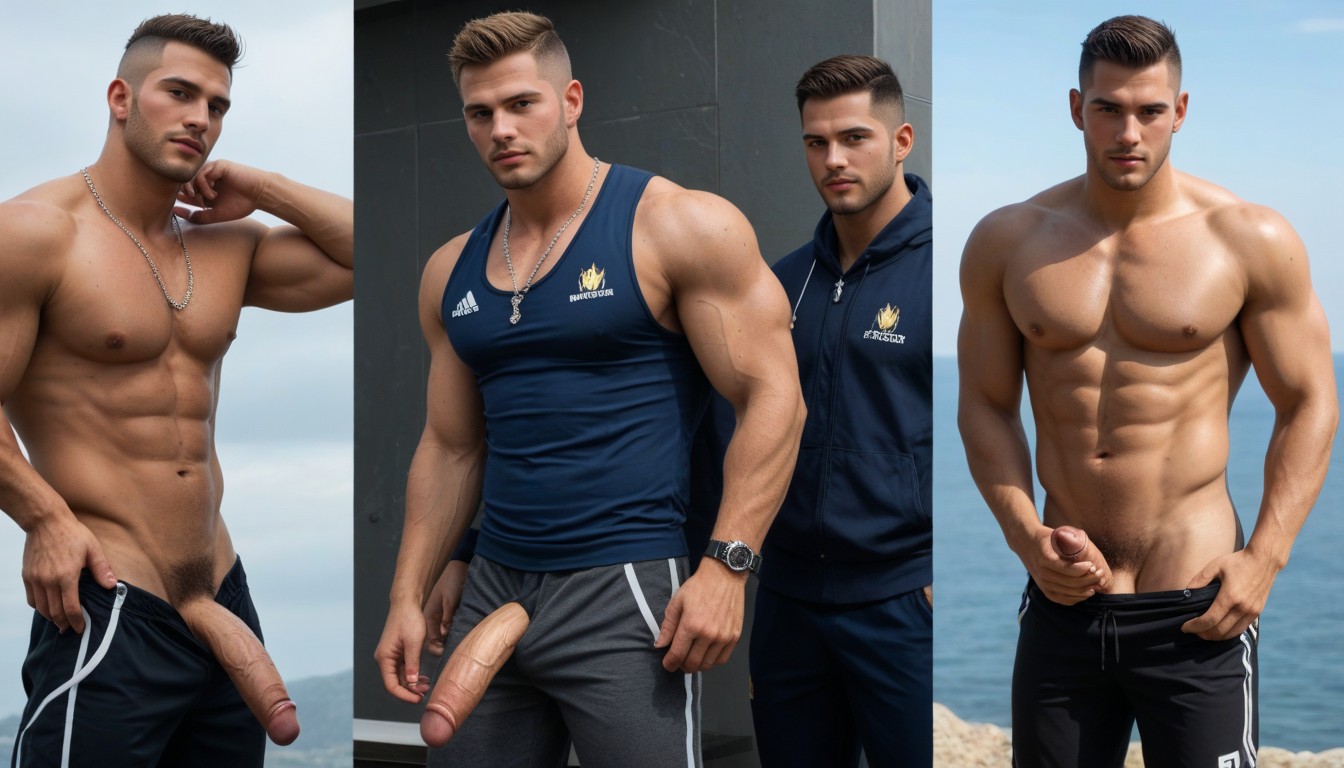 ” He Said, Muscular, Multiple Views AI Gay Porn