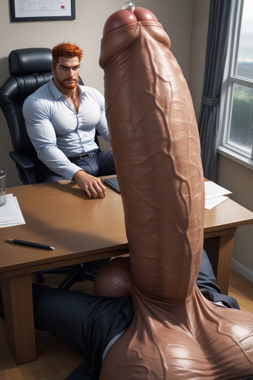 Looking And Disgusted, Correct Anatomy, Men With Giant Hyper Bulge AI Gay Porn