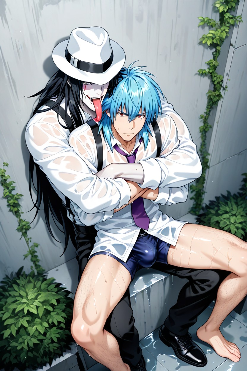Aoba, White Fedora, 25+ AI Gay Porn