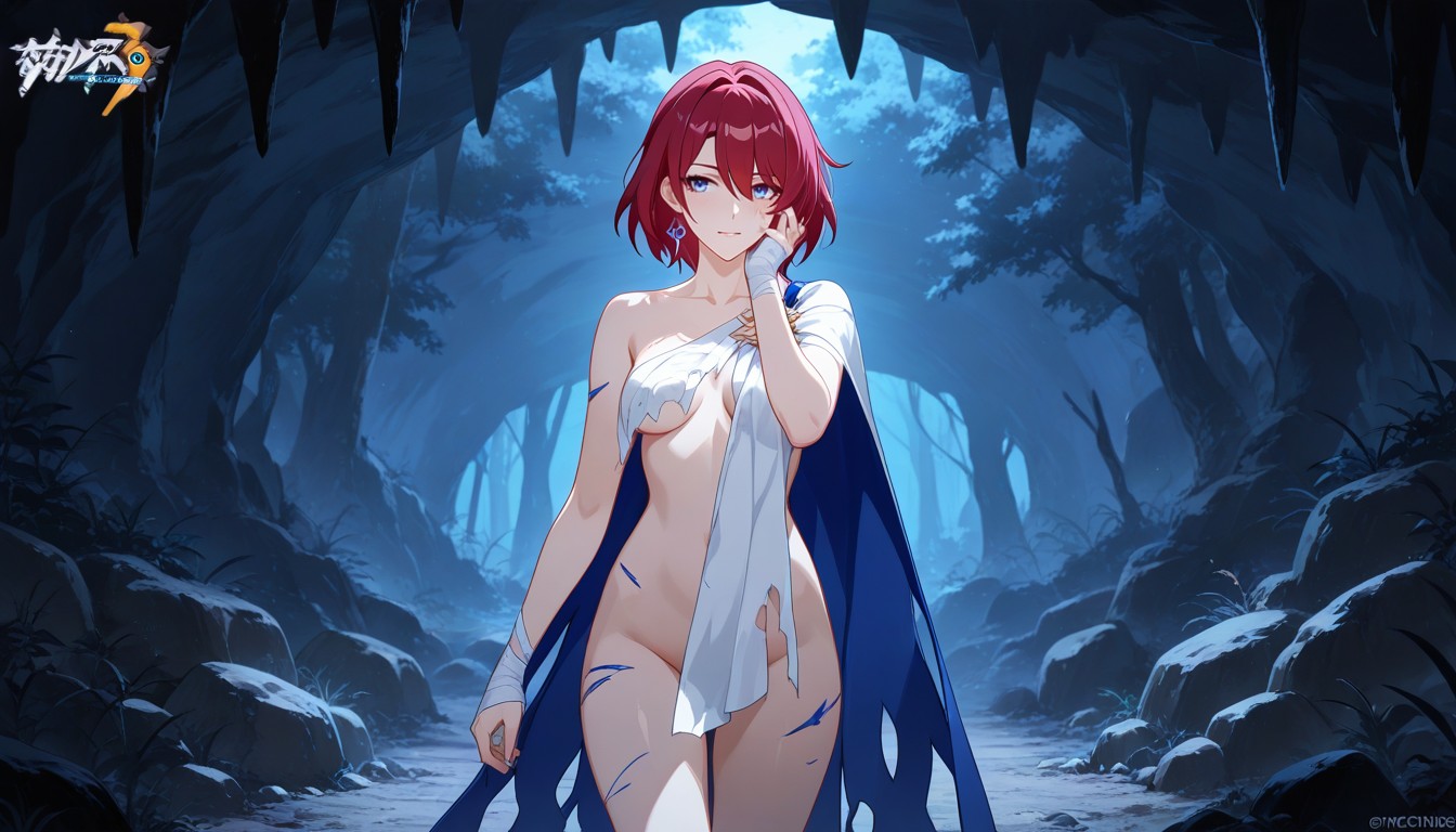 Ripped Clothes , Skinny, Soft Lighting Hentai AI Porn