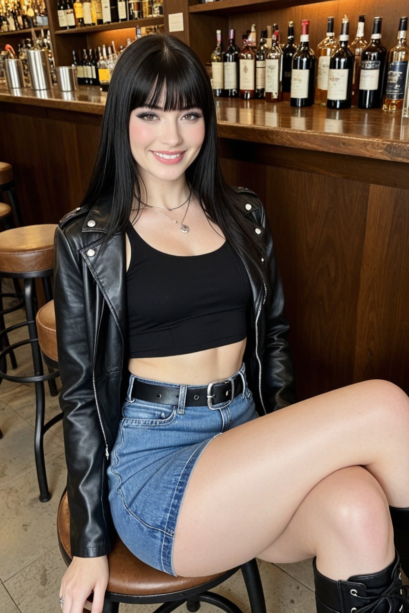 Firm Ass, Extremely Beautiful Face, Ghost White Skin AI Porn