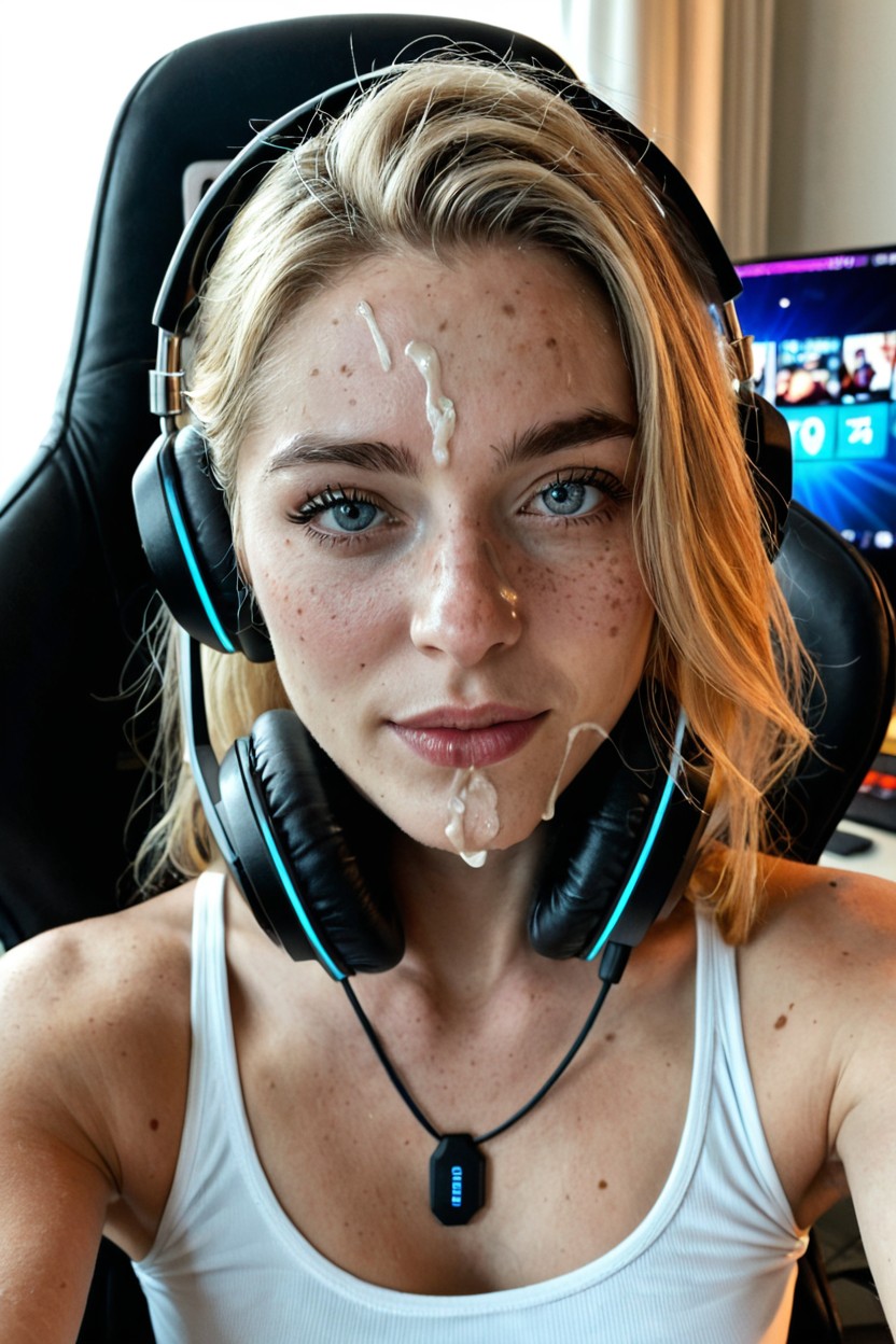 Intricately Detailed Skin, Twitch Streamer, Detailed Skin AI Porn