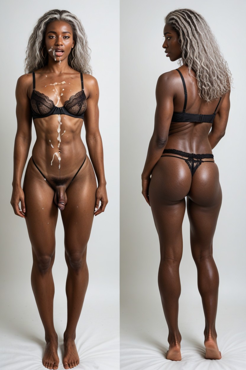 Thong, Flaccid, 25+ Porno IA transsexuelle