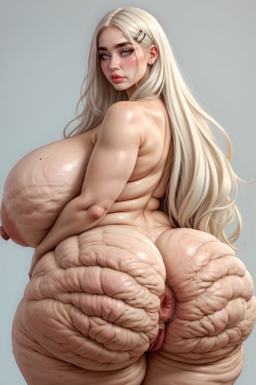 Freckled Face, Blushing, Photorealism BBW AI Porn
