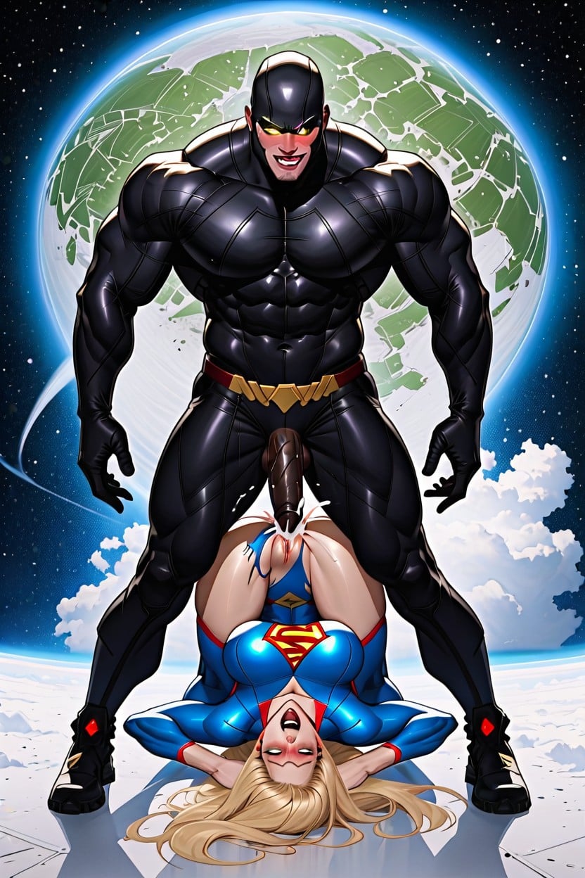 Navel Exposed, Thighs Exposed, Flying In Space Hentai AI Porn