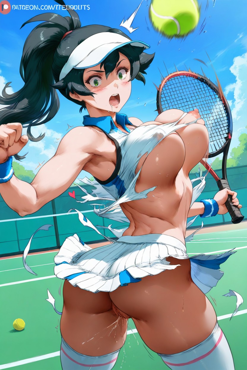 Pretty Face, Puffy Pussy, Medium Ass Hentai IA
