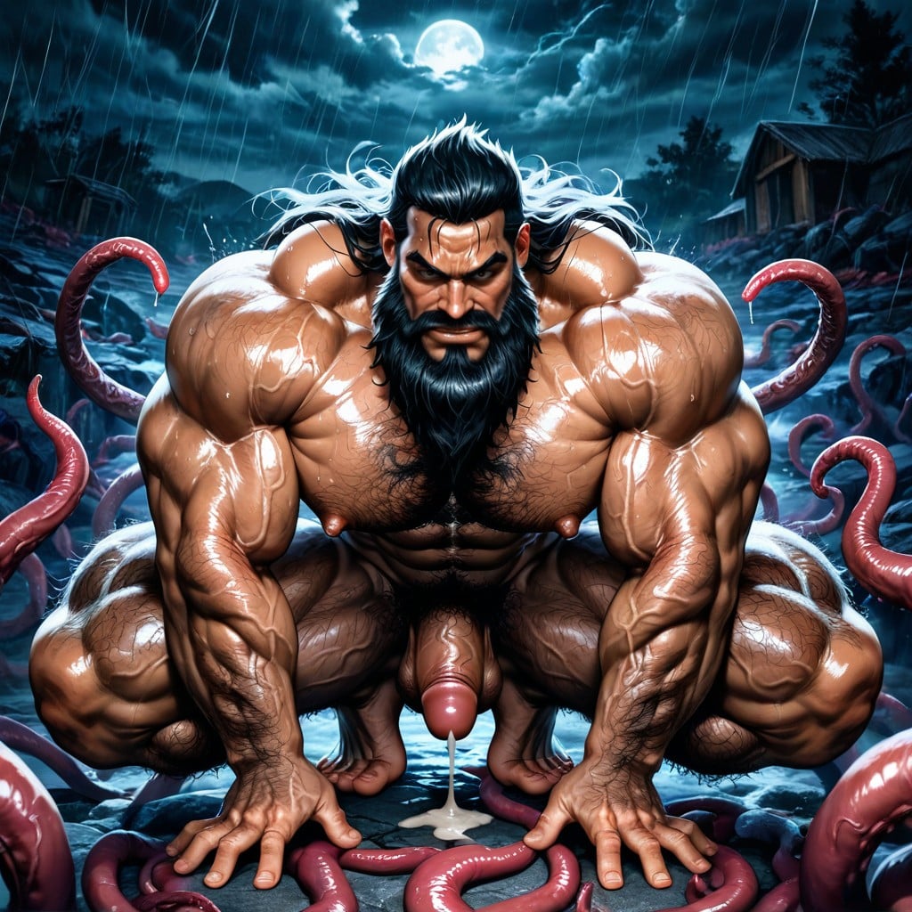 Brute Warrior, De Arriba A Abajo, Bodybuilder Porno gay IA