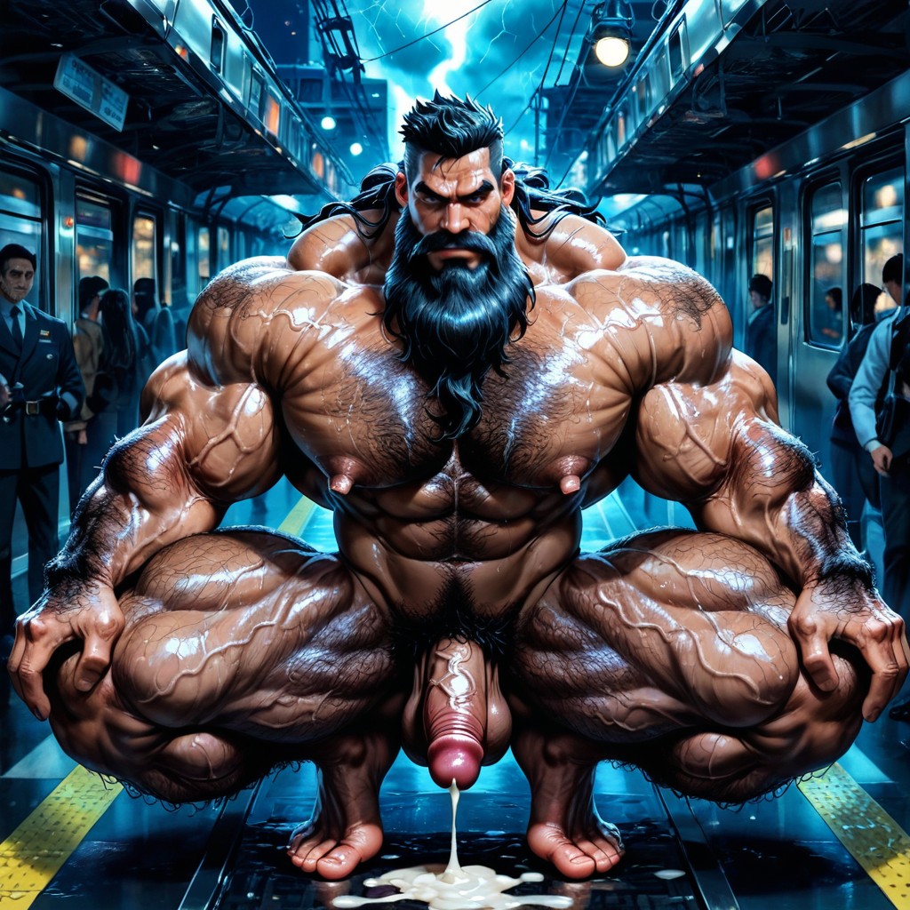 Gare, Extreme Hairy Chest, Huge Hairy Pecs KI Schwulenporno