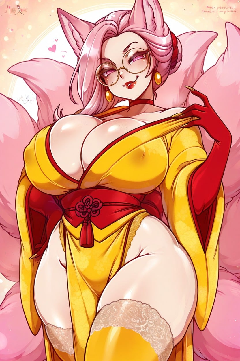 Pink Eyes, Bluefox, Jewelry Hentai AI Porn