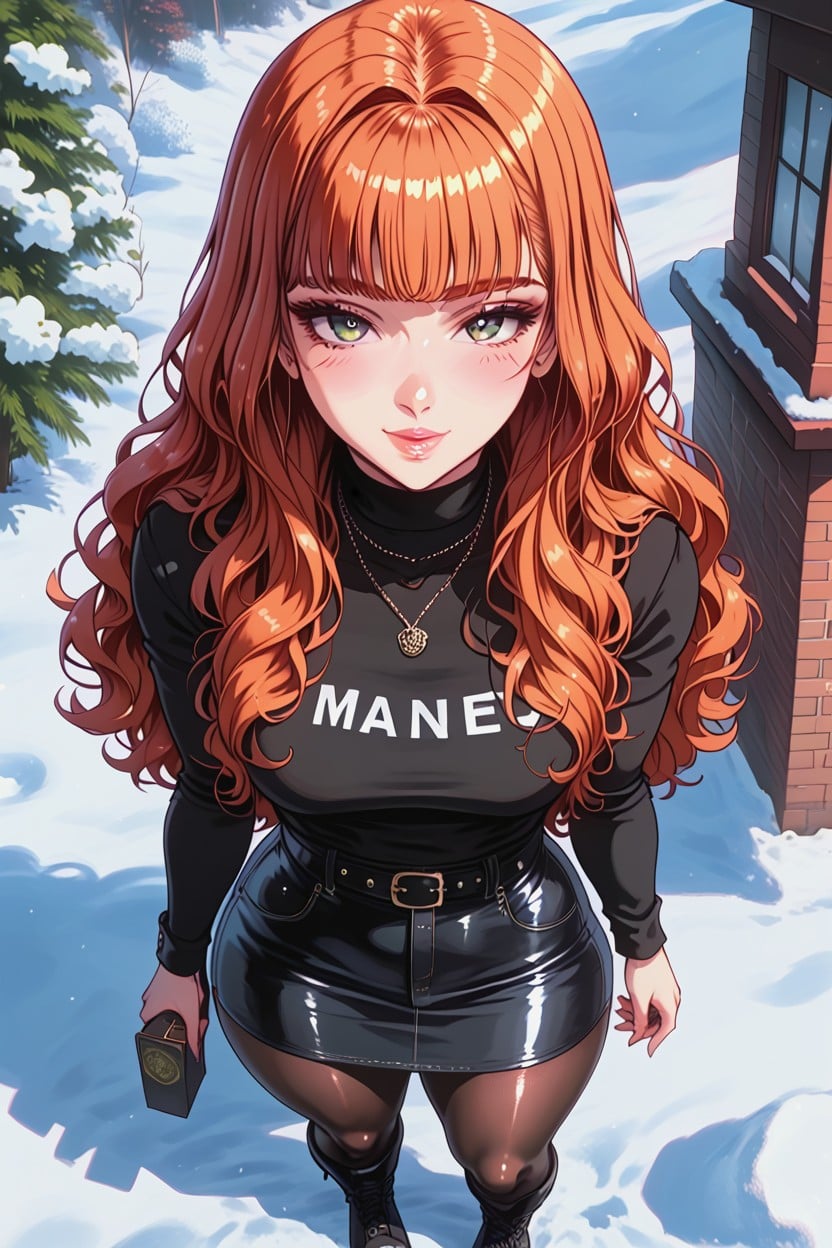 Extremely Beautiful Face, Bangs, Firm Ass AI Porn