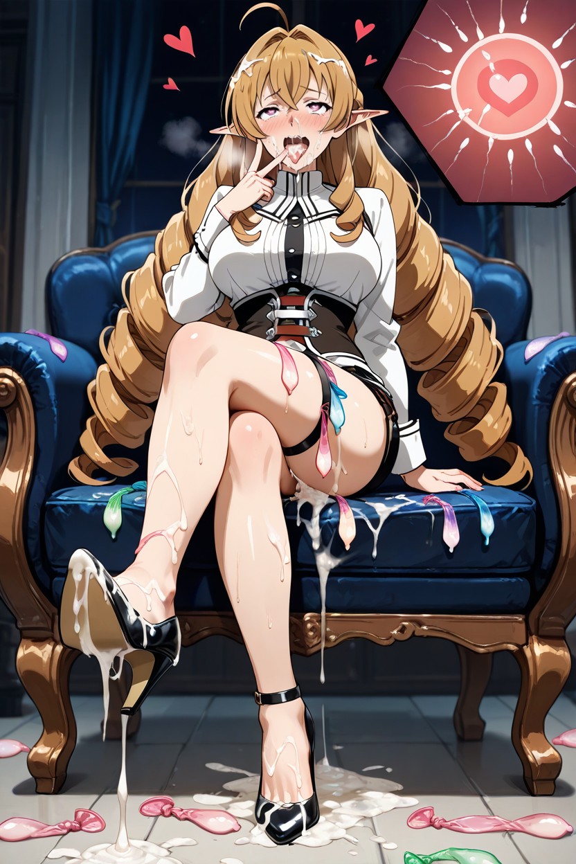 Cum On Shoes, Skinny, Drinking Semen Hentai AI Porn
